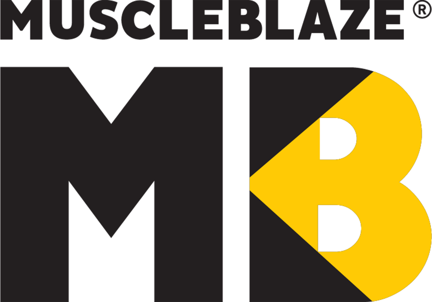MuscleBlaze supplement brand logo